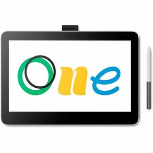 Wacom One Tableta gráfica - 33.8cm (13.3") LCD Full HD - Pantalla Táctil - Pantalla Multi-táctil - Cable - 4096 Nivel de p