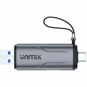 USB3.0 (USB-A & USB-C) to Micro SD/SD Card Reader Space Grey UNITEK blister card
