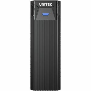 Unitek SolidForce Drive Enclosure PCI Express NVMe, M.2 - USB Type C Host Interface - UASP Support - Space Gray - 1 x SSD 