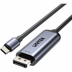 Unitek 1.80 m DisplayPort/USB-C A/V Cable - 1 - Cable for Monitor, Phone, Tablet, Notebook, PC - First End: 1 x USB Type C