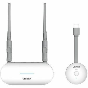 Unitek Video Extender Transmitter/Receiver - Wired/Wireless - 50 m Range - 2 x USB - 1 x HDMI In - 1 x HDMI Out - 1 x VGA 