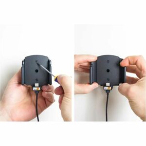 Brodit Wired Cradle for Smartphone - Charging Capability - USB Type C - Black