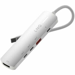 LINQ USB Type C Docking Station for Keyboard, Mouse, Tablet, Smartphone, Camera, Flash Drive - Charging Capability - Space