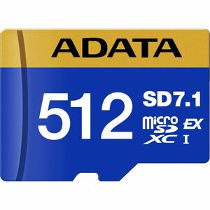 Adata Premier Extreme 512 GB Class 10/UHS-I (U3) V30 microSDXC - 800 MB/s Read - 700 MB/s Write - Lifetime Warranty