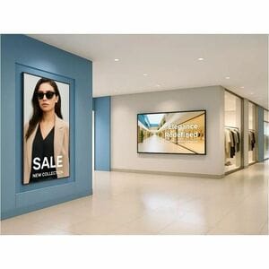 ViewSonic CDE8614-2C 2184.40 mm LCD Digital Signage Display - 24 Hours/7 Days Operation - Energy Star - Thin Film Transist