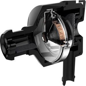 Auricular MI Cableado Auricular Estéreo - Negro - Binaural - Intrauditivo - 16Ohm - 120cm Cable - Mini-phone (3.5mm)