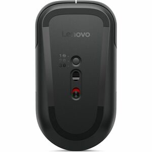 Lenovo 6000 Full-size Mouse - Bluetooth/Radio Frequency - USB Type A - Optical - 8 Button(s) - Eclipse Black - 1 - Wireles