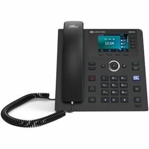 Telefono IP AudioCodes 425HD - A filo - A filo - 3 Multiple Conferencing - Nero - 4 x Linea totale - VoIP - 8,9 cm (3,5") 