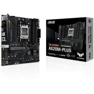 Carte mère de jeux de bureau TUF A620M-PLUS - AMD A620A Chipset - Socket AM5 - Micro ATX - Ryzen 5, Ryzen 7, Ryzen 9 proce