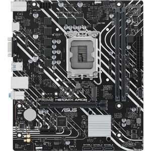 Carte mère de jeux de bureau Asus Prime PRIME H610M-K ARGB - Intel H610 Chipset - Socket LGA-1700 - Micro ATX - Cœur, Pent