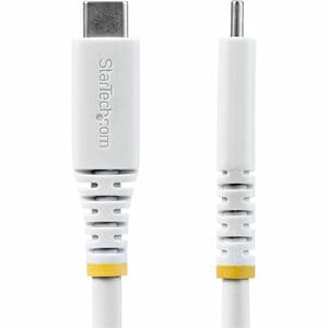 StarTech.com 2m (6.6ft) USB4 Cable, 20Gbps, USB-IF Certified USB-C Cable, 240W PD EPR, 4K 120Hz DP 1.4, TPE Jacket, White 