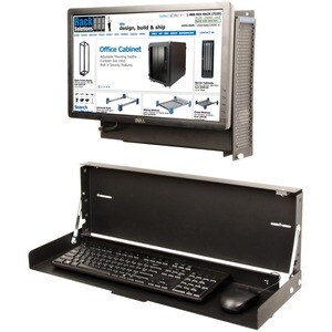 Rack Solutions Wall Mount for Keyboard - Black Powder Coat