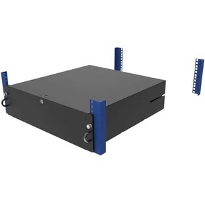Rack Solutions 3U Rack-mountable Rack Drawer for Server - Black Textured Powder Coat - TAA Compliant - Steel - 45.36 kg Ma