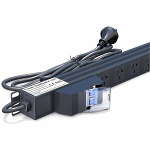 Rack Solutions Power Strip - 10 x GPO - 2 m Cord - 10 A Current - Vertical Rackmount