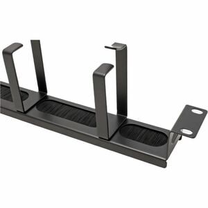 Value Cable Routing - Black - Cable Duct - 1U Rack Height - Metal, Sheet Steel, Plastic