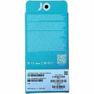 JOGEEK SSD-1TB-2280-NVME 1 TB Solid State Drive - M.2 2280 Internal - PCI Express NVMe (PCI Express NVMe 4.0 x4) - 7000 MB