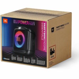 JBL PartyBox Encore Essential 2 Portable Bluetooth Speaker System - 100 W RMS - Black - 40 Hz to 20 kHz - Battery Recharge