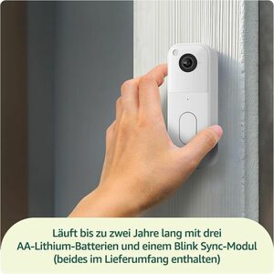 Blink Video Doorbell - Wireless - White