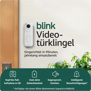 Blink Video Doorbell - Wireless - White