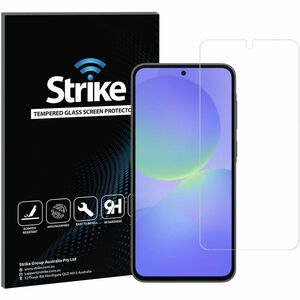 Strike Tempered Glass Screen Protector for Samsung Galaxy A36 Crystal Clear - For Super AMOLED Smartphone - Drop Resistant