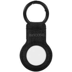 Incase Woolenex AirTag Asset Tracking Tag Holder - 91.4 mm x 40.6 mm x 5.1 mm x - Metal, Polyester - Graphite - Key Ring