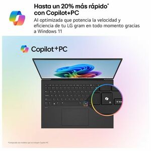 LG gram 15Z80T-G 15Z80T-G.AU75B 39.6 cm (15.6") Copilot+ PC Notebook - Full HD - 60 Hz - AMD Ryzen AI 7 350 - 16 GB - 512 