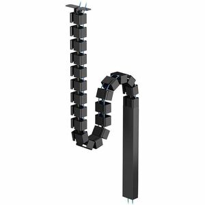 Neomounts Cable Routing - Black - Cable Management Spine - Steel