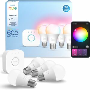 Philips Hue Essential A19 Starter Kit - 4 Pack