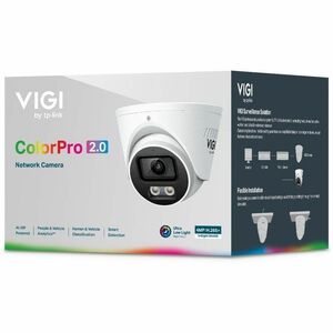 VIGI InSight S445S 4 Megapixel Network Camera - Color - Turret - 98.43 ft (30 m) Infrared/Color Night Vision - H.265+, H.2