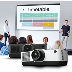 Sharp XP-A824U-W Ultra Short Throw LCD Projector - 21:9 - Ceiling Mountable, Floor Mountable - White - High Dynamic Range 