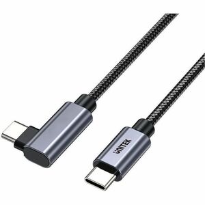 Unitek 50 cm USB-C Data Transfer Cable - 1 - Cable for Notebook, MacBook, MacBook Pro - First End: 1 x USB 2.0 Type-C - Ma