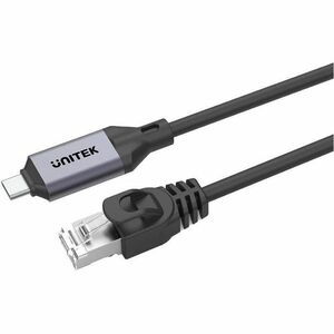 USB-C to RJ45 Ethernet Cable 1M Gigabit LAN Network supports Thunderbolt 3/4 and backward compatible.