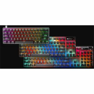 TECLADO STEELSERIES APEX PRO GEN 3 - US PRETO COM FIO