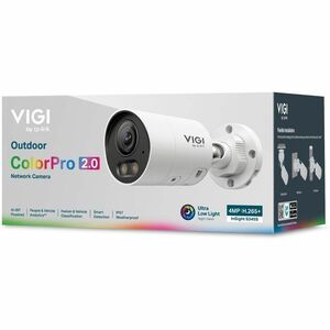 VIGI InSight S345S 4 Megapixel Outdoor Netzwerkkamera - Farbe - Kugel - 30 m Infrarot/Farbe Nachtsicht - H.265+, H.265, H.