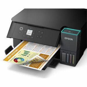 Epson L4360 Wired & Wireless EcoTank Inkjet Multifunction Printer - Colour - Copier/Printer/Scanner - 4800 x 1200 dpi Prin