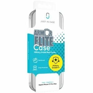 Just in Case Rugged Case for Apple iPhone 17 Pro Max Smartphone - Clear - Drop Resistant, Impact Resistant, Damage Resista