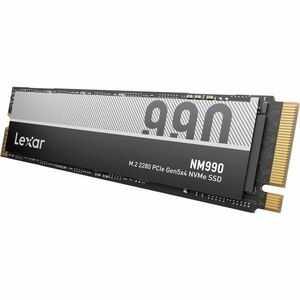 Lexar NM990 4 TB Solid State Drive - M.2 2280 Internal - PCI Express NVMe (PCI Express NVMe 5.0 x4) - 3000 TB TBW - 5 Year