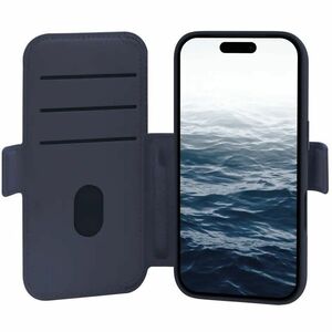 dbramante1928 ApS Lynge Carrying Case (Wallet) Apple iPhone 17 Pro Smartphone - Deep Water - Stain Resistant - Leather Bod