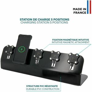 MOBILIS 120 W Charging Station - 1 Pack - Universal Adapter - For Smartphone, Mobile Device - United Kingdom - 30 cm Cable
