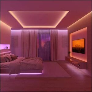 Philips Hue OmniGlow Strip Light 10ft - 0.4" Height x 0.7" Width - 40 W LED Bulb - Voice Control, Color Changing Mode, Zig