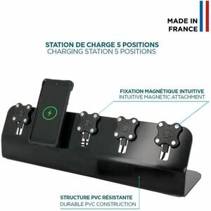 MOBILIS 120 W Charging Station - 1 Pack - Universal Adapter - For Smartphone, Mobile Device - United Kingdom - 30 cm Cable