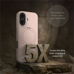 dbramante1928 ApS Roskilde Case for Apple iPhone 17 Smartphone - Pink Sand - Soft-touch - Scratch Resistant, Stain Resista