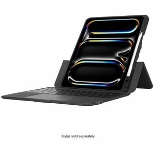 Targus VersaVu THZ989UK Tastatur/Cover (Folie) für 33 cm (13 Zoll) Apple iPad Pro 13 (2024) Tablet - Schwarz - Thermoplast