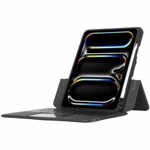 Targus VersaVu THZ988ES Tastatur/Cover (Folie) für 27,9 cm (11 Zoll) bis 33 cm (13 Zoll) Apple iPad Pro 11 (2024), iPad Pr