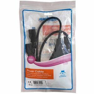 Cable de alimentación divisor en Y, un conector C14 a 2 x C13, 1.8 m, Cable de alimentación doble con dos conectores C13 h