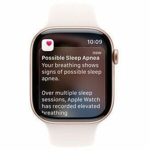 Apple Watch Series 11 Smart Watch - 46 mm Case Height - 39 mm Case Width - Rose Gold Case Color - Light Blush Band Color -