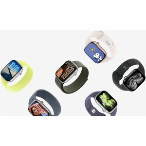 Apple Watch Series 11 Smartwatch - Schwarz Tasche, Farbe - Schwarz Band Color - Aluminium Gehäusematerial - Gummi Band Mat