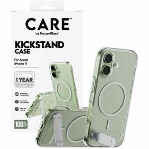 CARE Case for Apple iPhone 17 Smartphone - Transparent - 1 Piece - Drop Resistant, Crush Resistant - Plastic - Wireless Ch