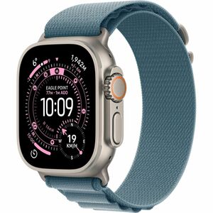 49MM LIGHT BLUE ALPINELOOP MEDIUM - NATURAL TITANIUM FINISH