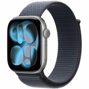 Apple 46mm Anchor Blue Sport Loop - Adjustable - One Size - Hook & Loop Attachment - Anchor Blue - Nylon, Polyester, Spand